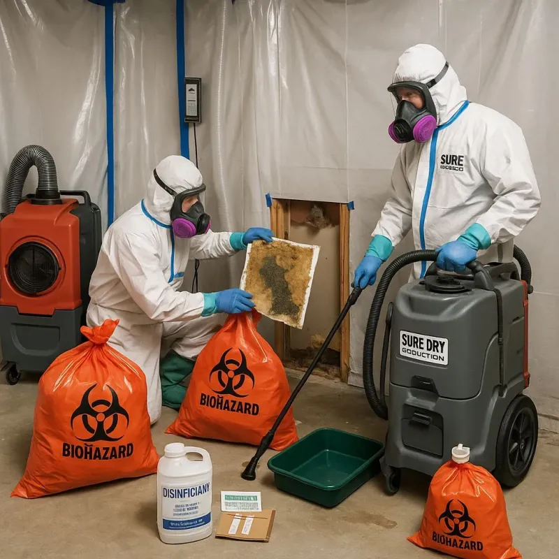 Contaminated Water Handling Protocols process in Mason, TX
