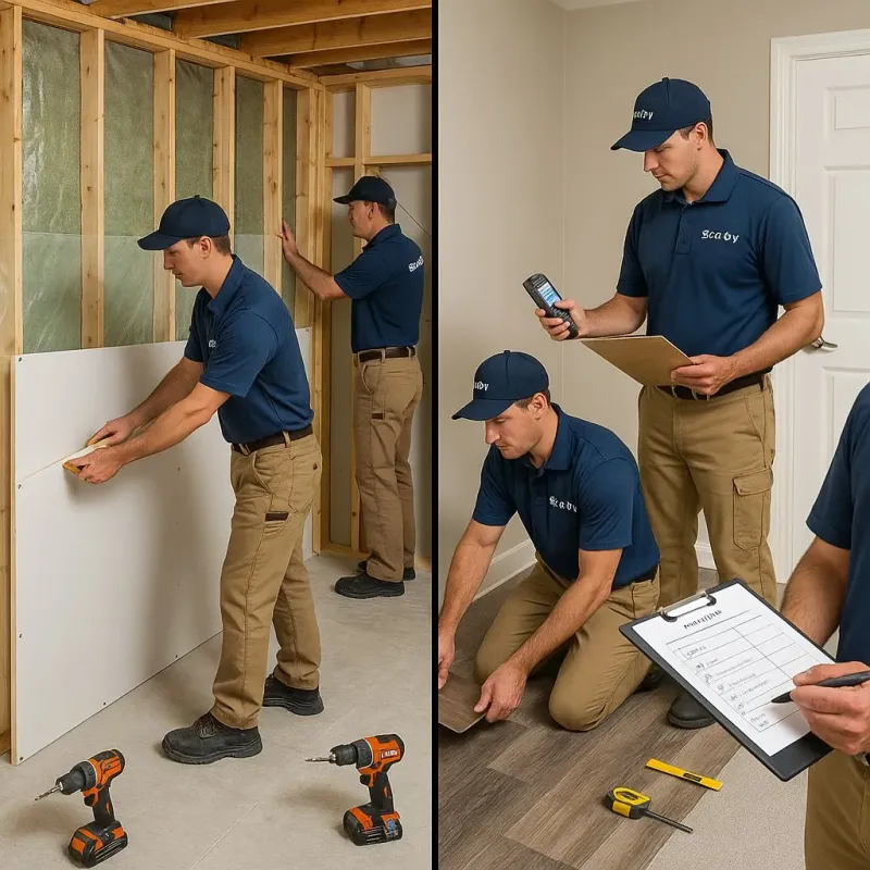 Repairs and Reconstruction process in Mason, TX